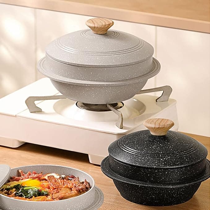 Cast Aluminum Pot with Lid