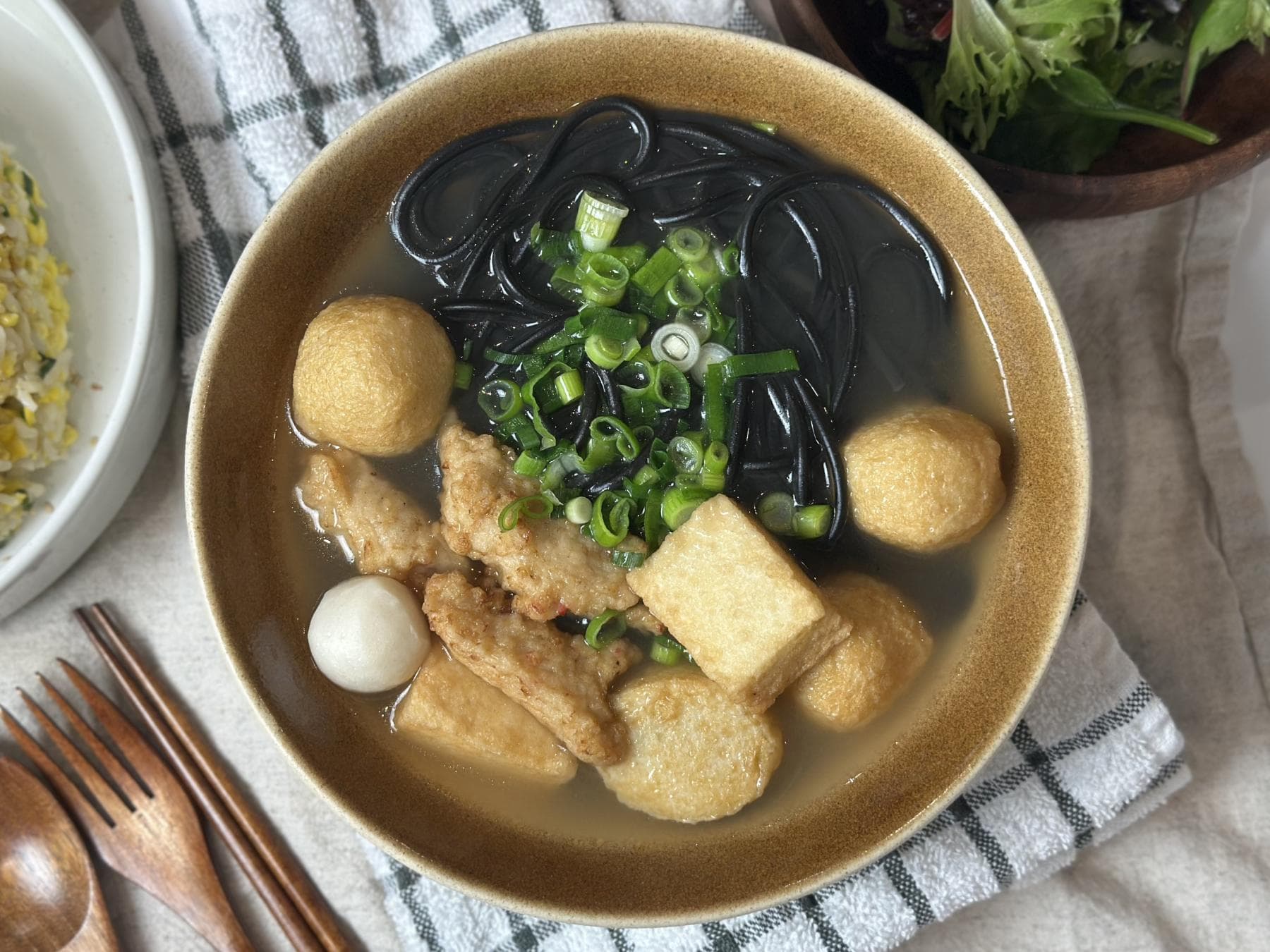 Fishcake Udon with Pasta