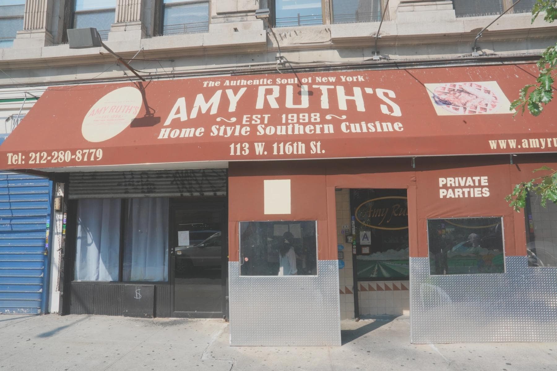 Amy Ruth’s in Harlem, one of New York City’s most famous soul food restaurants