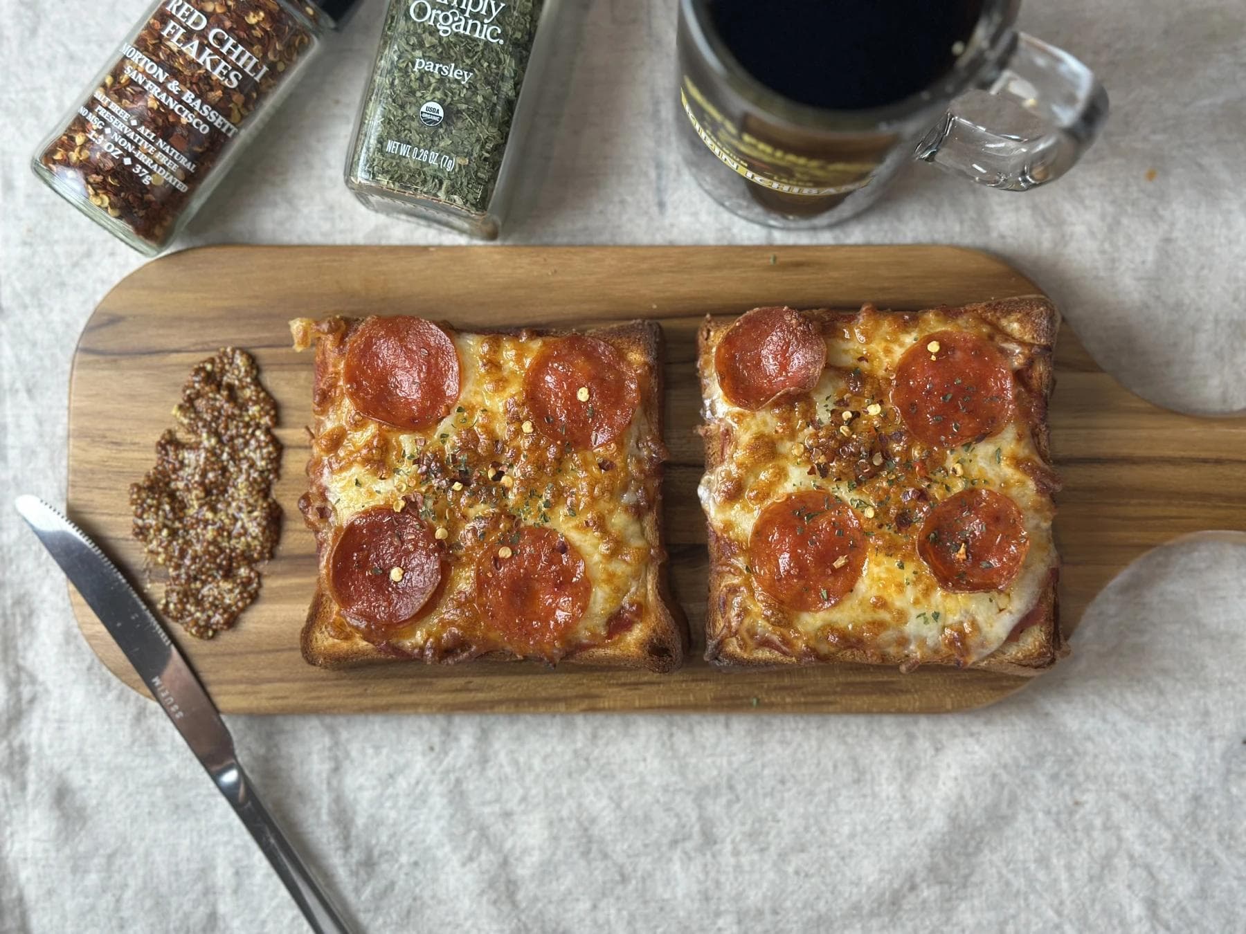 Soft Bread Pepperoni Pizza