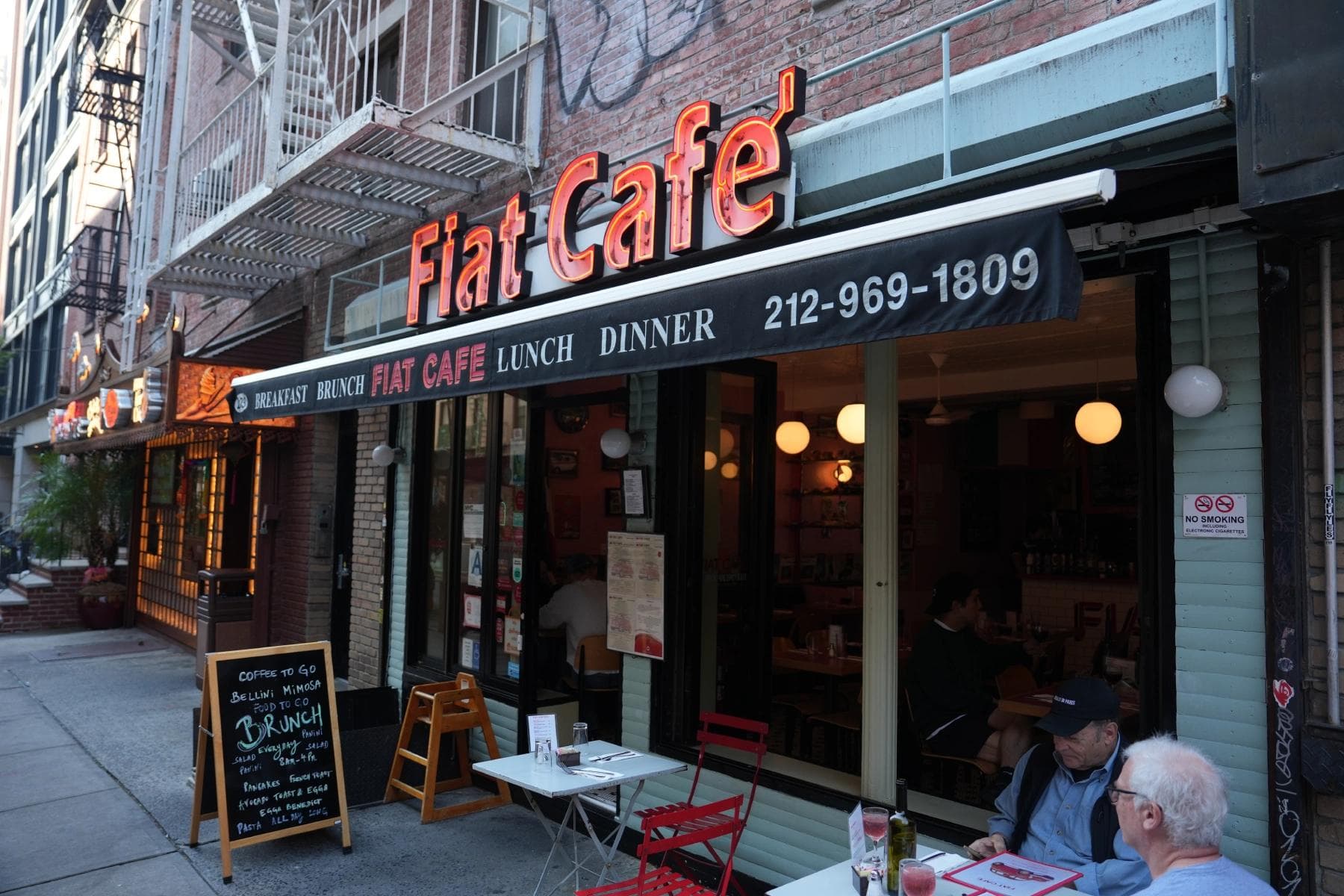 Fiat Cafe in Soho NYC: Cute but Disappointing Brunch Experience